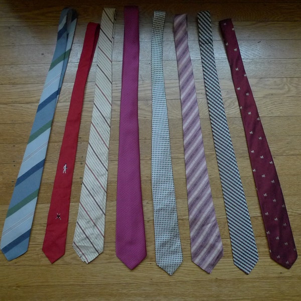 Rockabilly Late 1950s - Early 1960s Ties -- You Pick -- One Low Price to Ship As Many Ties As You Want