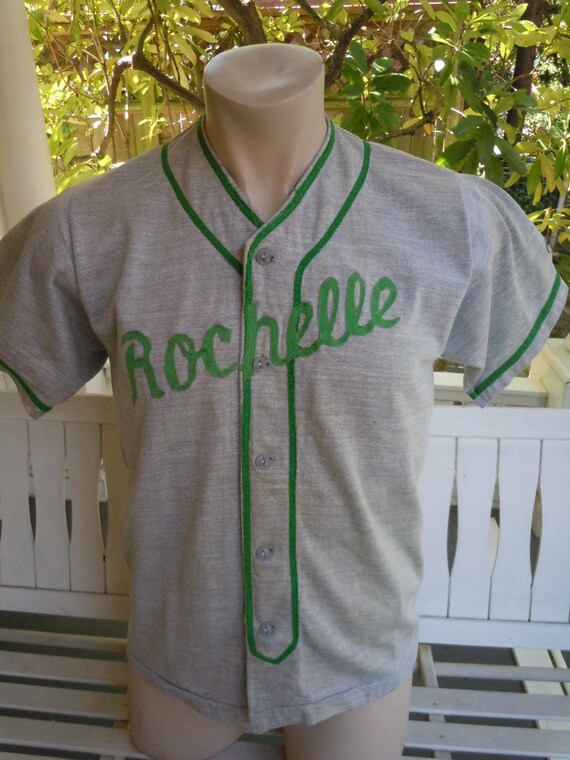 Size XL- (44) ** Cool 1940s-50s Baseball Jersey