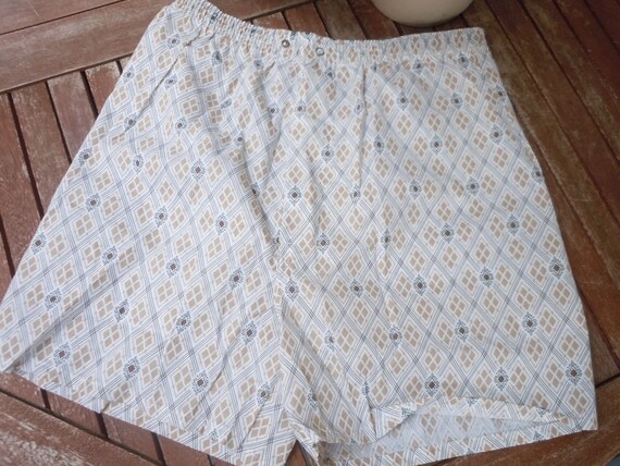 Size M (44) ** Cool 1960s Pajamas (Deadstock Unwo… - image 3
