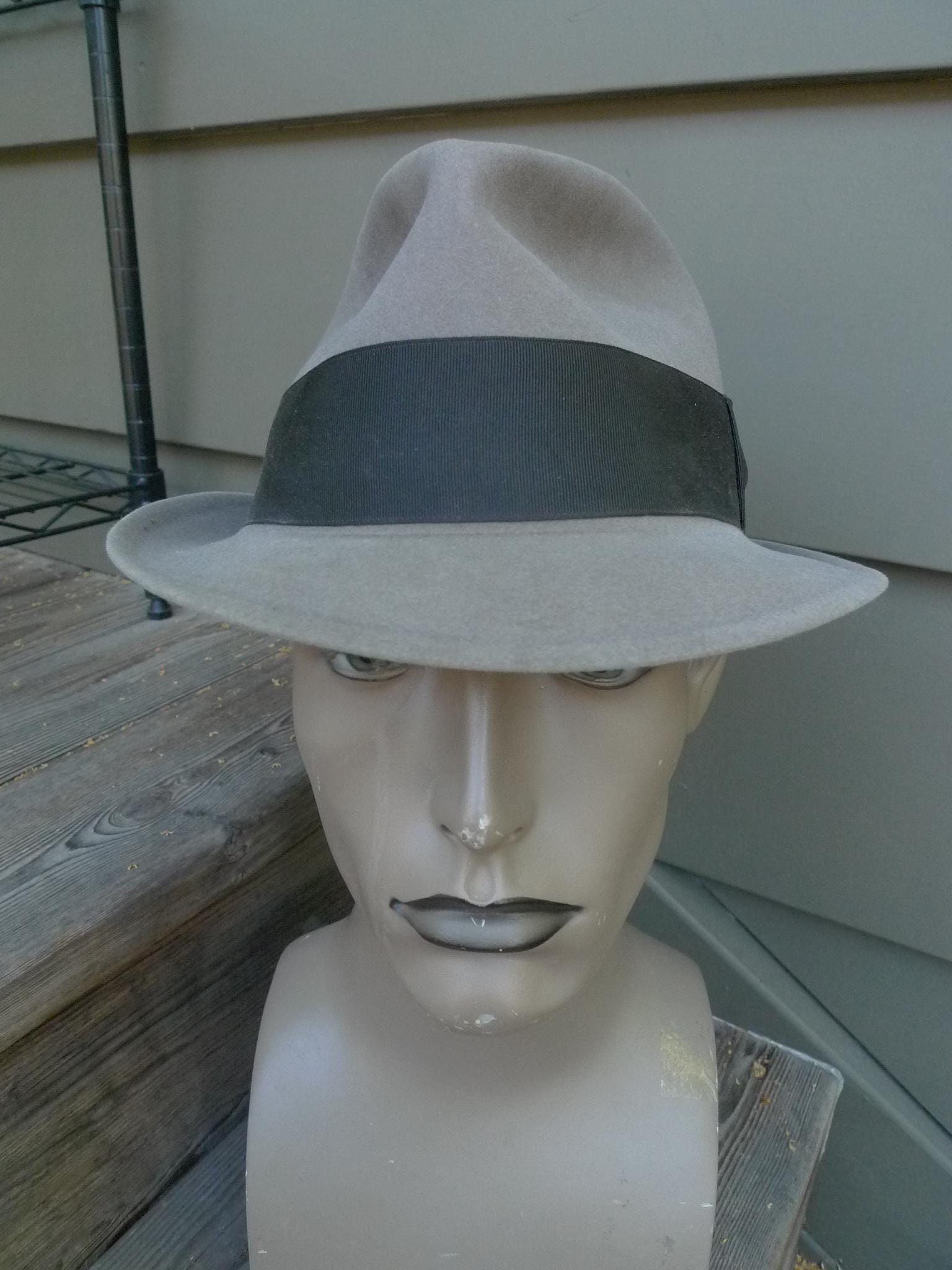 ステットソン 50s ヴィンテージ XLサイズ シルバーグレー 1950s Stetson - Etsy