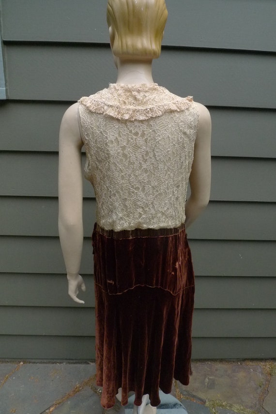 Edwardian Amazing Two Piece Velvet Edwardian Dres… - image 5