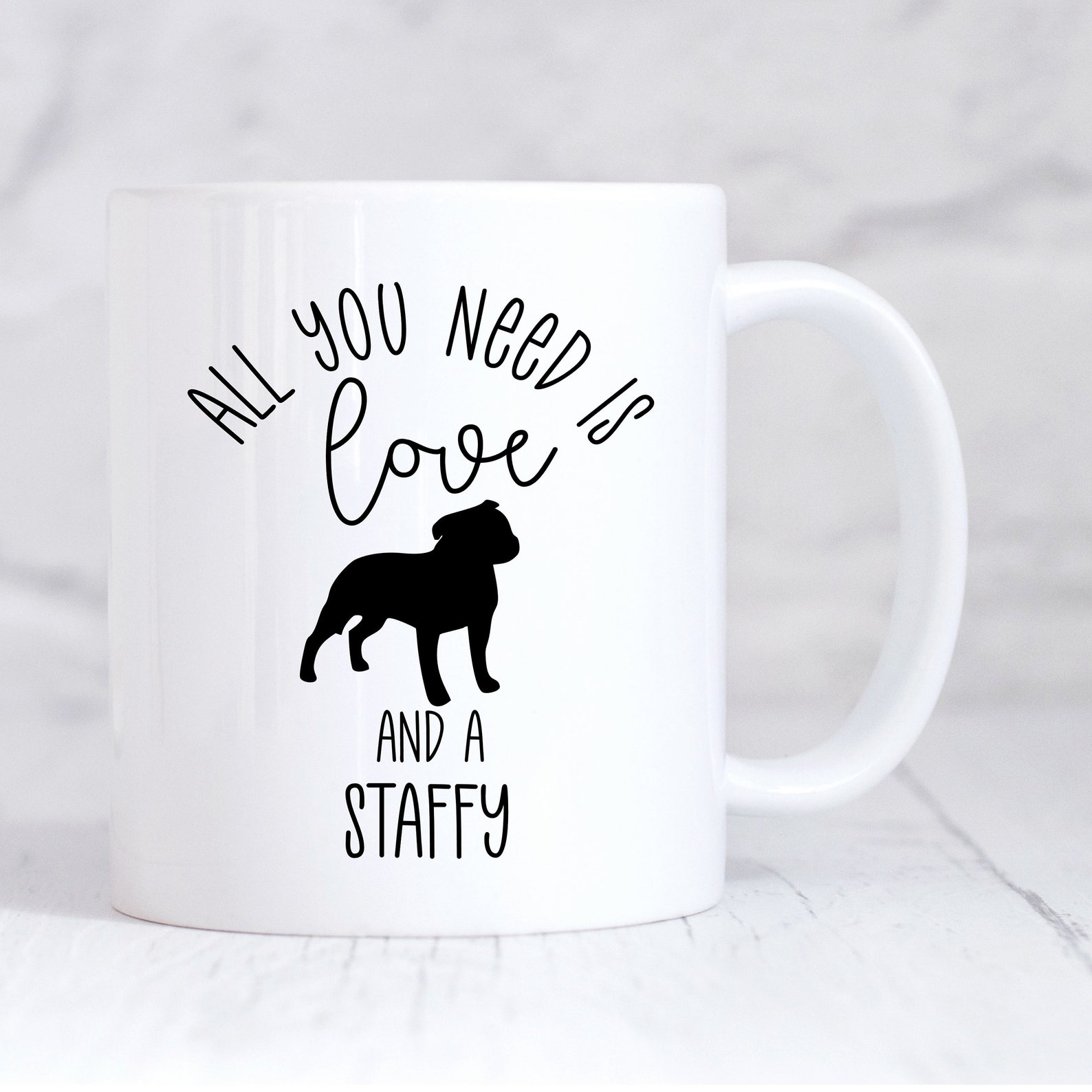 Dog Mum Gift Dog Lover Gift Staffy Mug Mother's Day Etsy
