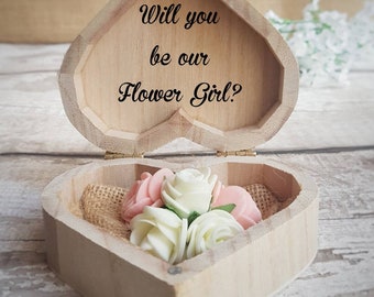 Flower girl proposal gift, asking flower girl, will you be our flower girl, bridal party proposal, flower girl gift, bridal party gift ideas