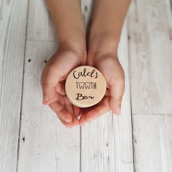 Personalised tooth fairy box baby tooth 