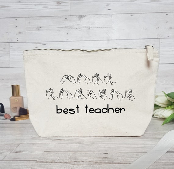 Personalised BSL Teacher Gift Sign Language Teacher Gift Etsy UK
