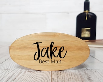 best man gift, groomsmen gift, groomsman proposal, wedding party gift, personalised beard brush, father of the bride, father of the groom