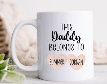 Regalo de papá, regalo del día del padre, taza de papá personalizada, regalo de los niños, regalo de los niños, nueva taza de papá, taza del día del padre, regalo para hombres
