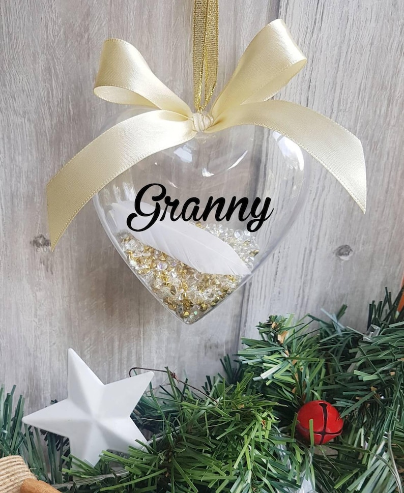 Memorial Christmas Ornament Memorial Gift Memorial Bauble Etsy