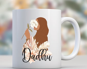 Regalo Dadhu, regalos Eid para mujeres, regalo para Dadi, Eid Mubarak, regalos islámicos, regalos Hijabi, regalo para musulmanes, regalo Desi, urdu hindi bengalí