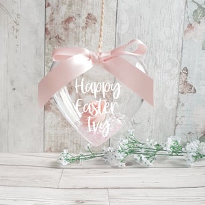 Easter basket, personalised basket, Easter bucket, bunny basket, Easter decor, Easter egg hunt, Easter gifts, egg hunt bucket image 2