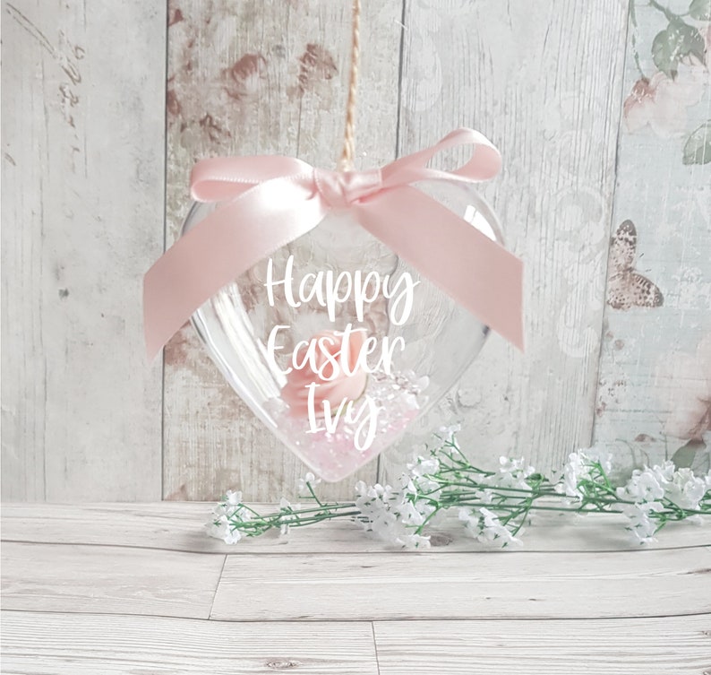 Easter basket, personalised basket, Easter bucket, bunny basket, Easter decor, Easter egg hunt, Easter gifts, egg hunt bucket image 2