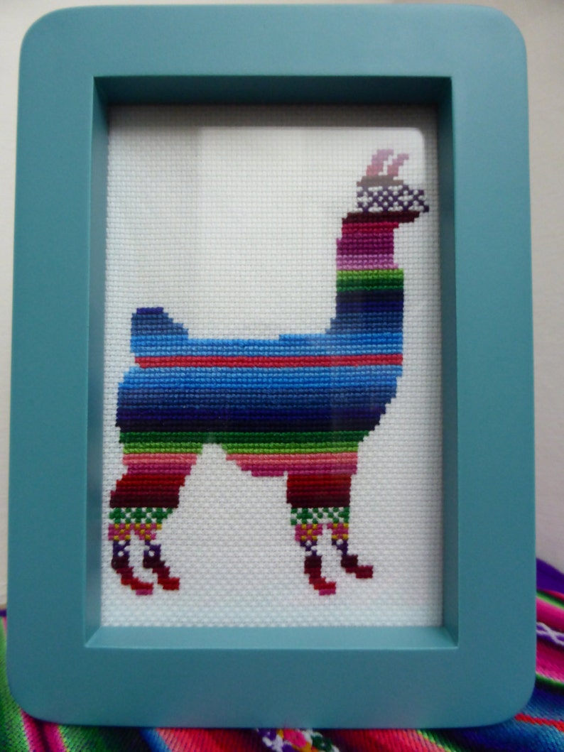 Cross Stitch Kit Cross Stitch Llama Beginners Cross Stitch image 3