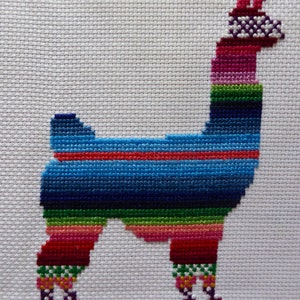 Cross Stitch Kit Cross Stitch Llama Beginners Cross Stitch image 2