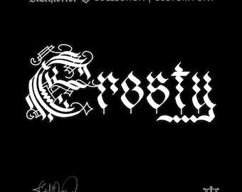 Frosty (1 style) - Custom Font by Justified Ink