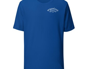 Camiseta unisex Organiza la Desconfianza (Royal)