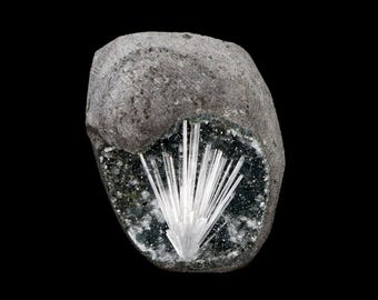 天然スコレサイトカルセドニー鉱物ナシクインド#L 1005 - Etsy 日本