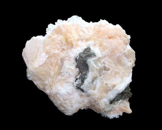 天然スコレサイト アポフィライト スティルバイト鉱物標本 インド #M