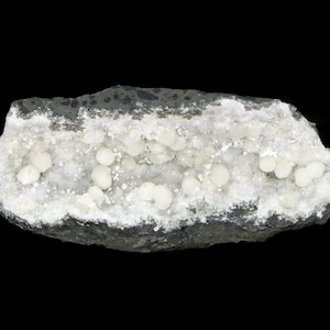 Naturliga gyrolitkvartsmineraler geode Mumbai stenbrott Indien #L 1106