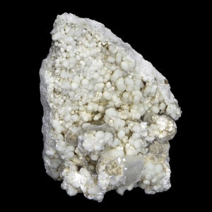 Natural GYROLITE Okenite Apophyllite Quartz Minerals India #J 1453