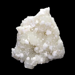 Naturlig prehnit med apofyllit gyrolit mineralprov Indien #M 542