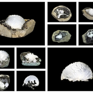 Natural Epi-Stilbite with Apophyllite Heulandite Julgoldite 10 Minerals #M 1505