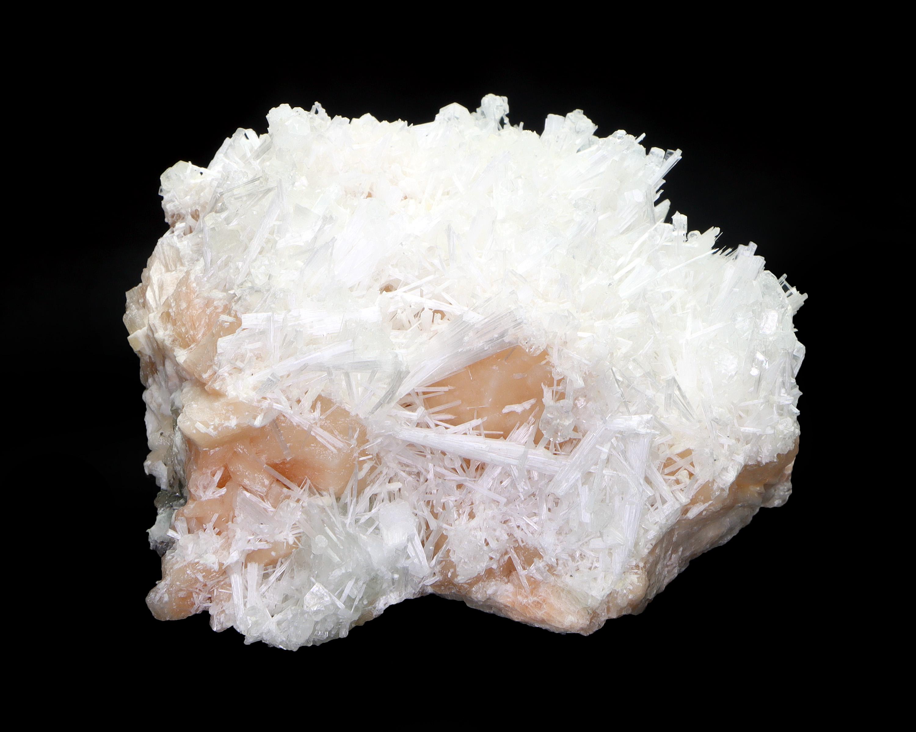 アポフィライト+スティルバイト/インド産/原石/鉱物標本 天然スコレサイト アポフィライト スティルバイト鉱物標本