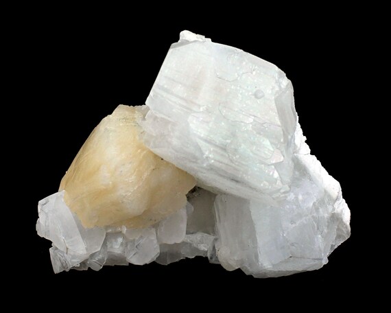 天然アポフィライト スティルバイト鉱物標本 インド #G 869 - Etsy 日本