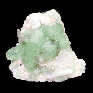 Natural green APOPHYLLITE Stilbite Minerals India #I 805