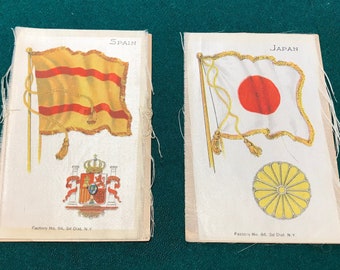 Vintage Tobacco Silks - Japan and Spain