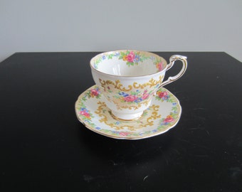 Paragon Cup and Saucer - Minuet - Wide