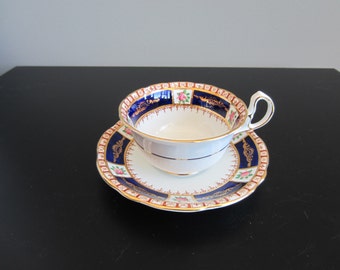 Royal Albert - Blue and Gold - Cup and Saucer