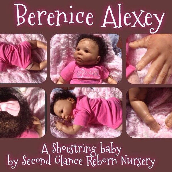 Berenice Alexey, ethnic reborn, biracial reborn, African American reborn, reborn girl, shoestring baby