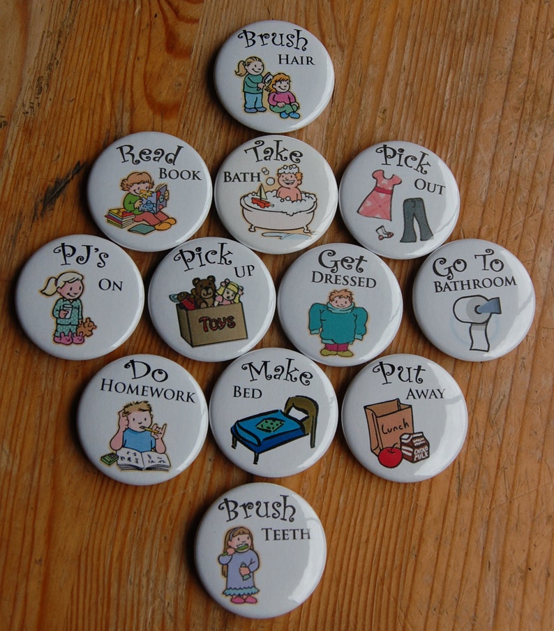 Etsy Chore Chart Magnets