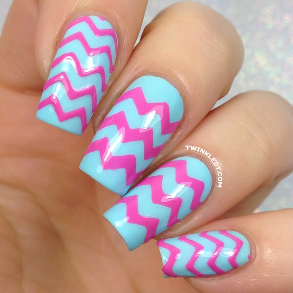 Chevron Nail Decal