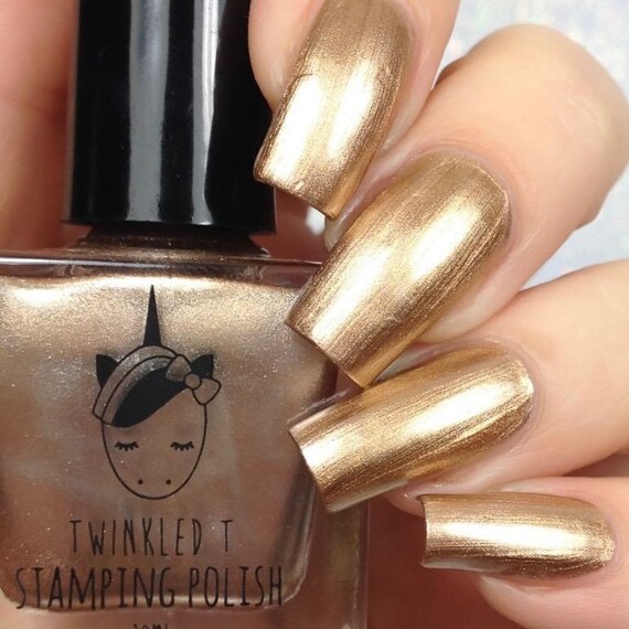 Liquid Gold Stamping Nail Polish - Etsy India Liquid Gold Stamping Nail Polish - Etsy India