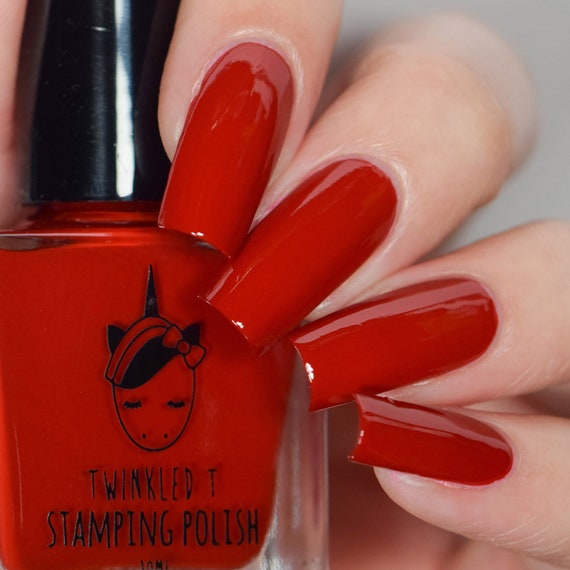 Buy Lit Red Stamping Nail Polish Online in India - Etsy Buy Lit Red Stamping Nail Polish Online in India - Etsy