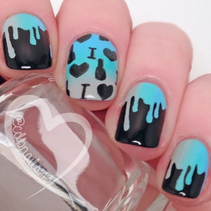 Paint Drip Nail Vinyls - Etsy