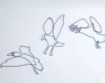 Seagull Wall Sculptures