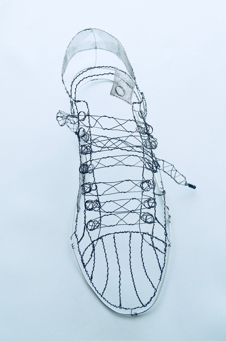 Wire Trainer Wire Sculpture Wire Shoe Trainer Sculpture Etsy