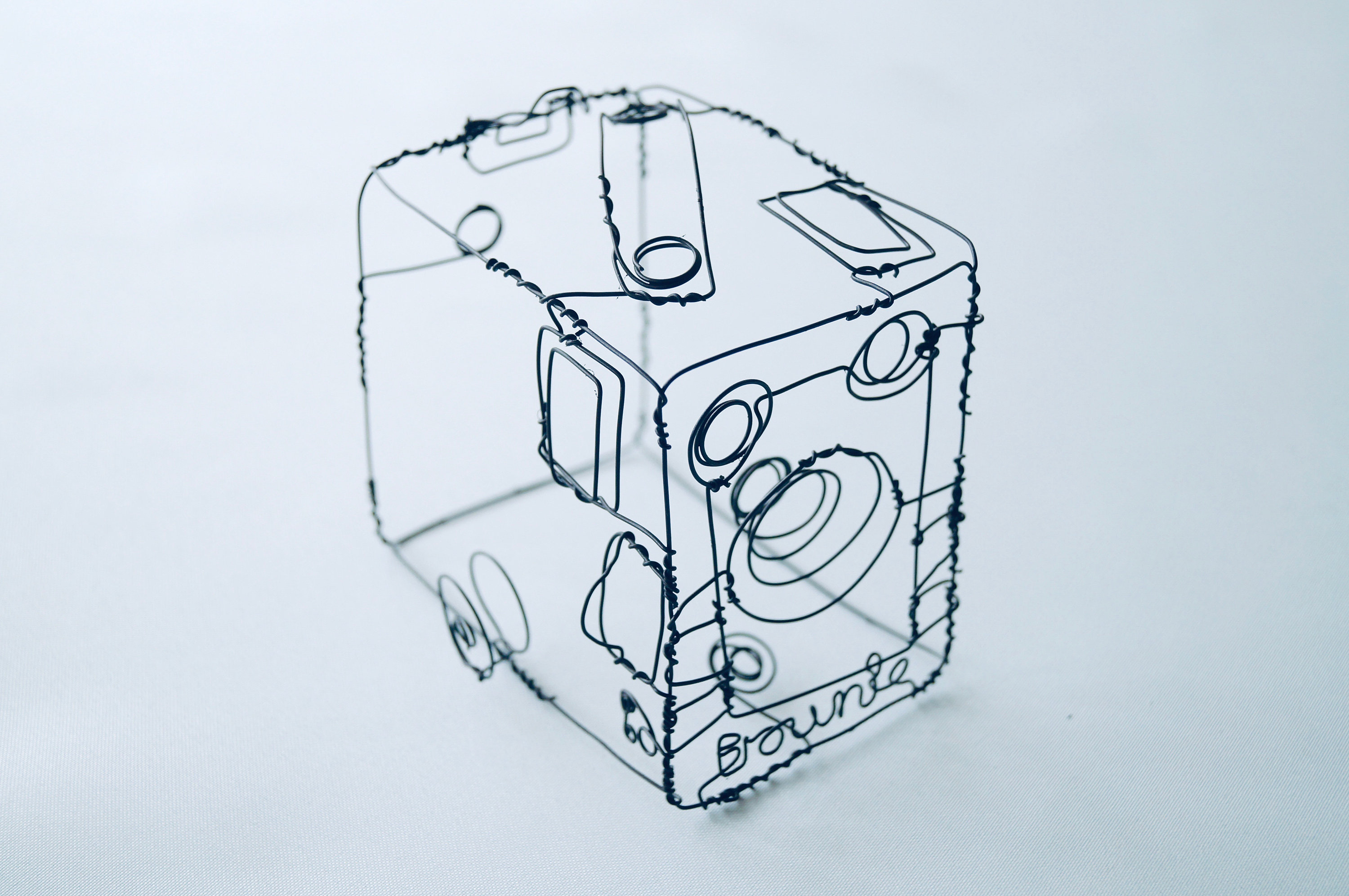Box Brownie Camera Wire Sculpture Camera Art Wire Camera Etsy UK