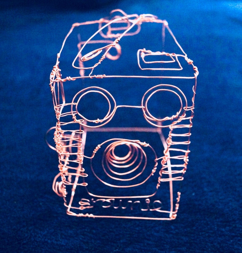 Box Camera Wire Sculpture Camera Art Wire Camera Etsy UK