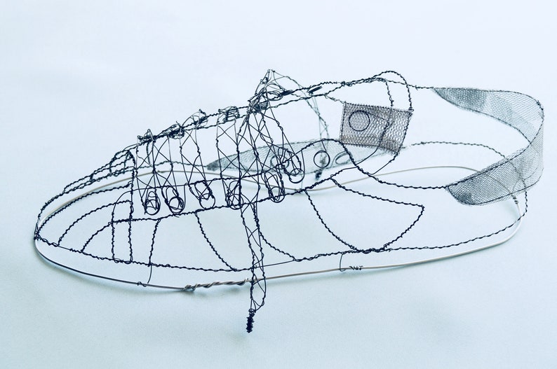 Wire Trainer Wire Sculpture Wire Shoe Trainer Sculpture Etsy