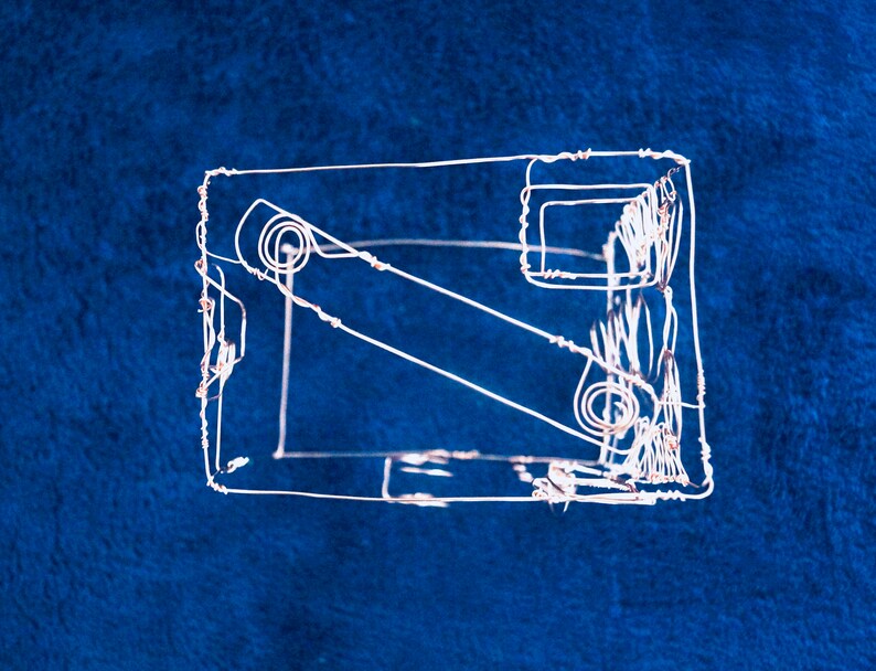Box Camera Wire Sculpture Camera Art Wire Camera Etsy UK