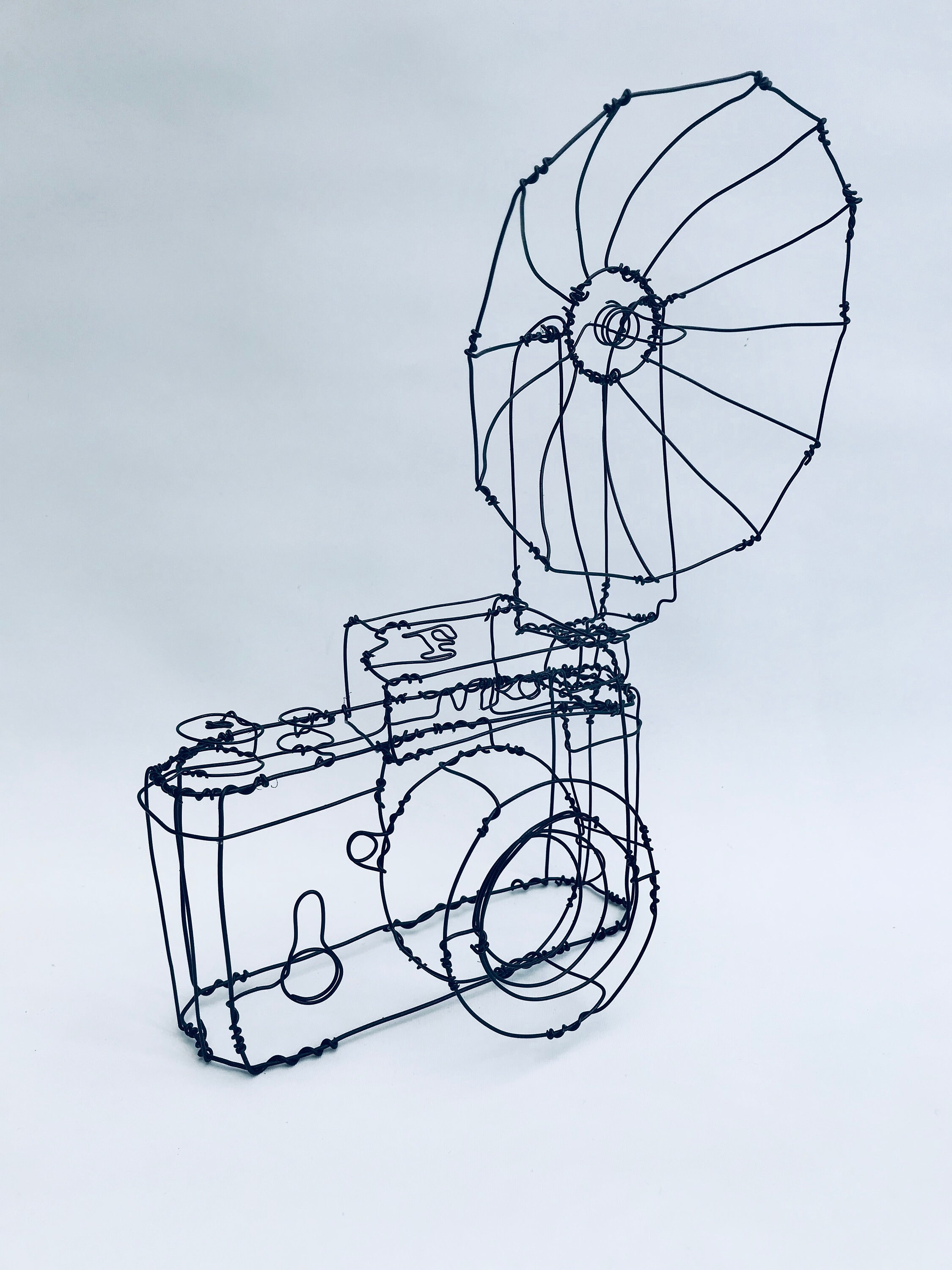 Antique Camera Sculpture Wire Camera Sculpture Wire Etsy UK