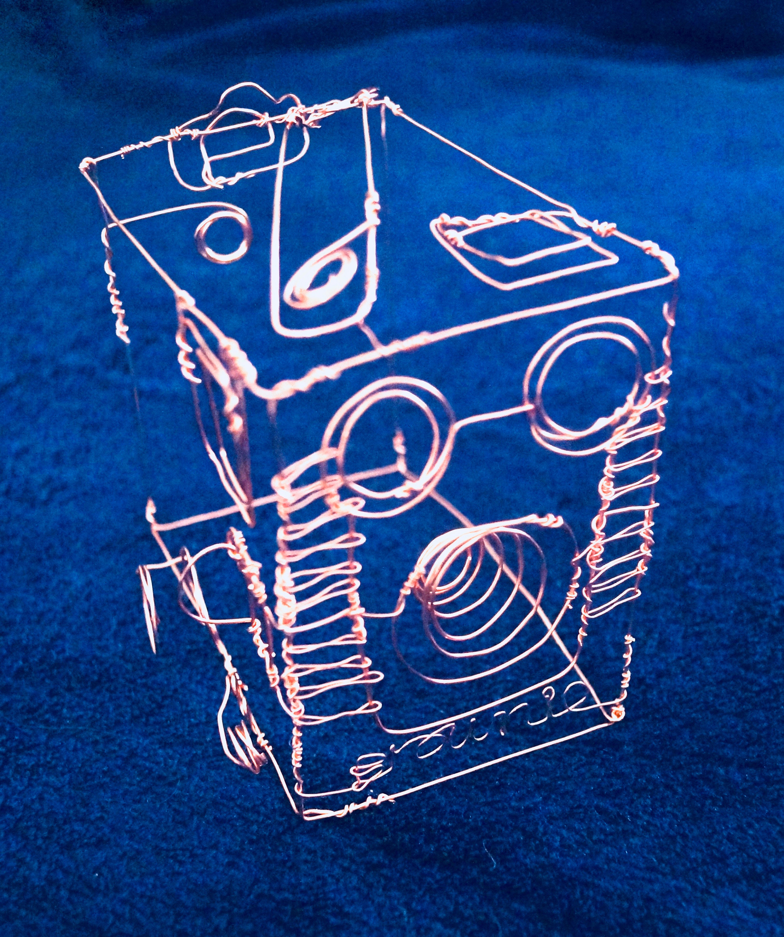 Box Brownie Camera Wire Sculpture Camera Art Wire Camera Etsy UK