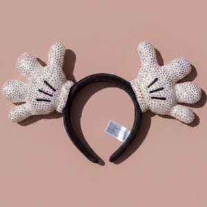 Mickey Mouse Headbands With Gloves - Etsy display picture 2