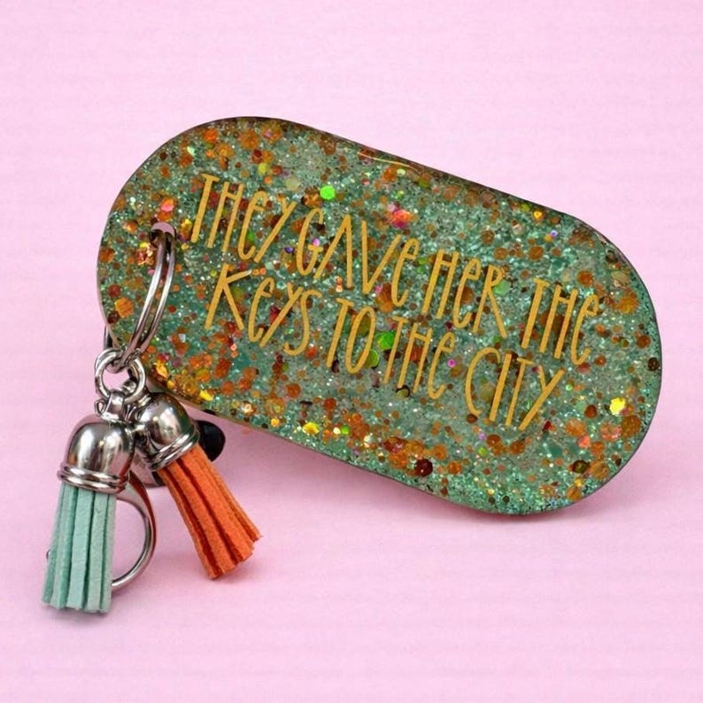 Taylor Swift Inspired Resin Keychain — Fully Customizable | Pick Your Era image 1
