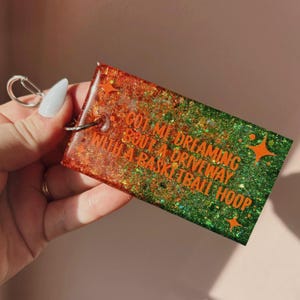 Glitter Resin Keychain | Taylor Swift Inspired | Handmade Swiftie Accessory image 12