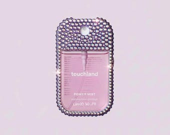 Bling Touchland Hand Sanitizer Custom Rhinestone Sparkle | Choose Your Color & Scent | Luxury Bedazzled Spray Sanitizer