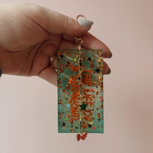 Glitter Resin Keychain | Taylor Swift Inspired | Handmade Swiftie Accessory image 8